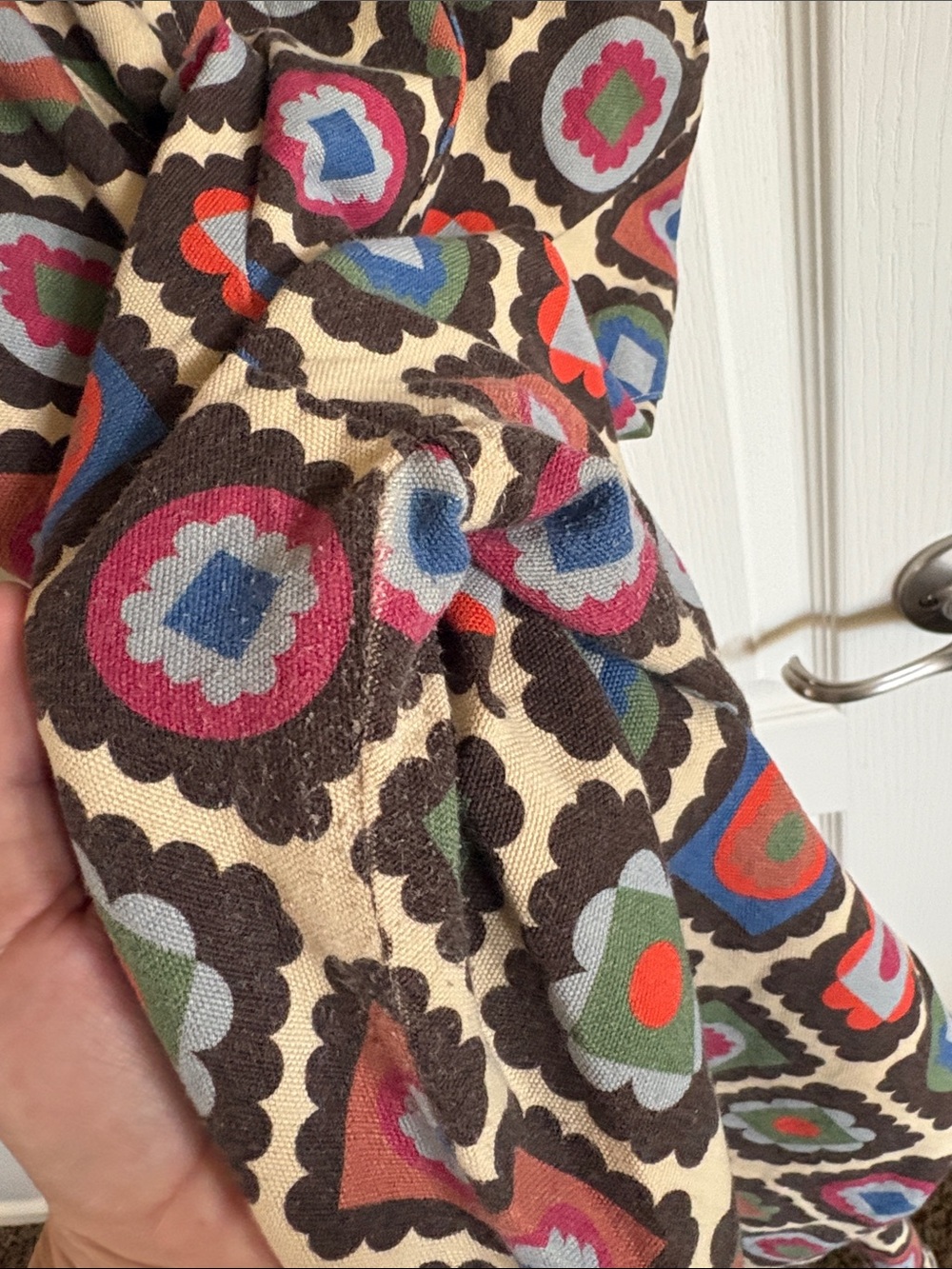 Noble jumpsuit in granny square print - limited edition colorful print - Picture 7 of 10